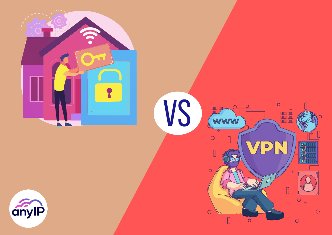 Residential Proxy vs. VPN: 4 Key Differences