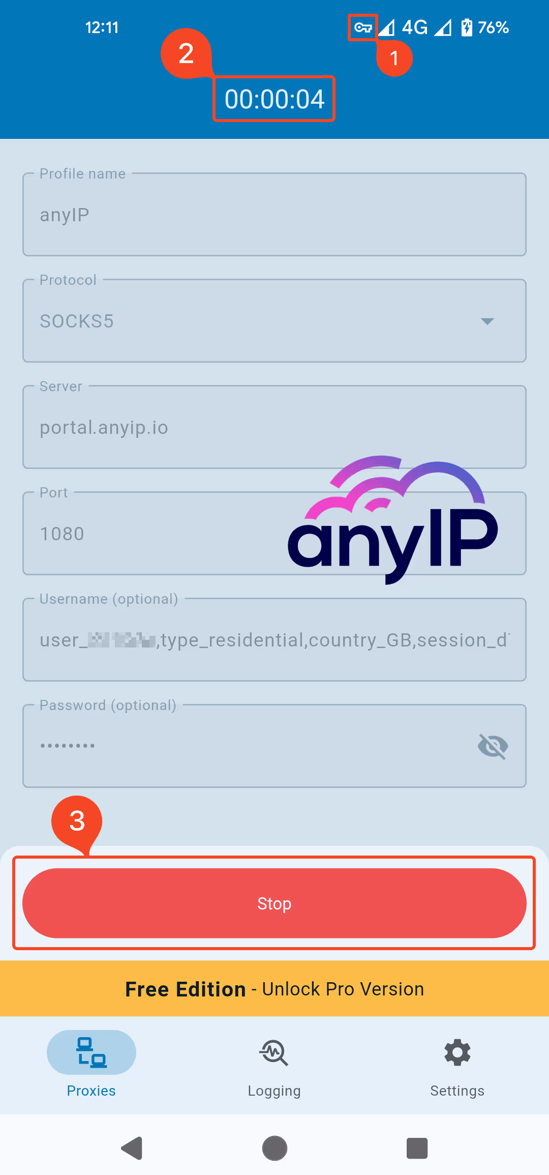 Running proxy on Super Proxy and how to stop it